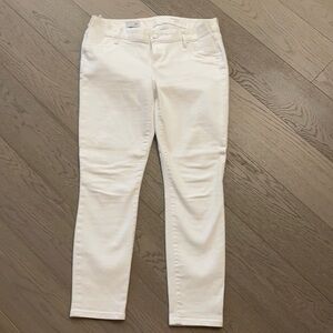 Gap White Maternity Jeans Size 29R